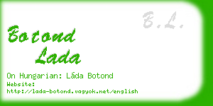botond lada business card